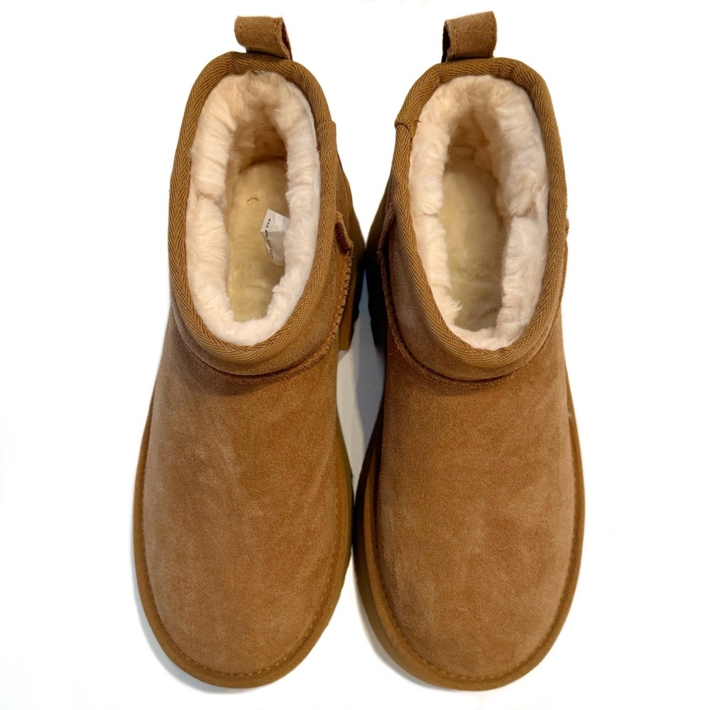 UGG Classic Ultra Mini Chestnut Platform Boot NWT - Picture 8 of 15